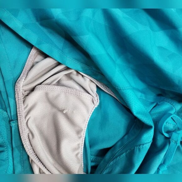 Nike Running Shorts Blue Green Aqua Women's Training and Workout Size L - Picture 2 of 10